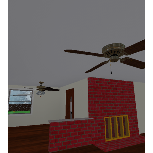 1950s House With Ceiling Fans