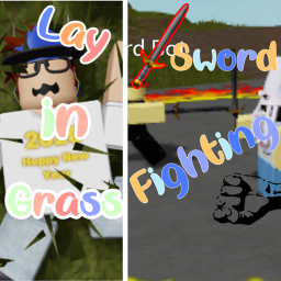 [Sword Fighting}Grassy Hangout