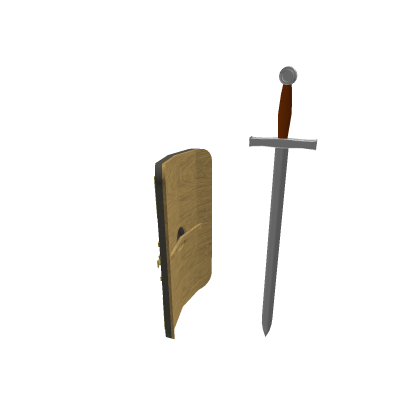 Long sword with roman shield