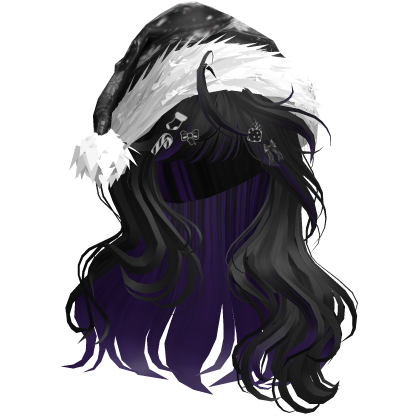 Lush Christmas Waves w/Santa Hat (Black&Purple)