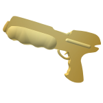 Silly Golden Laser Gun