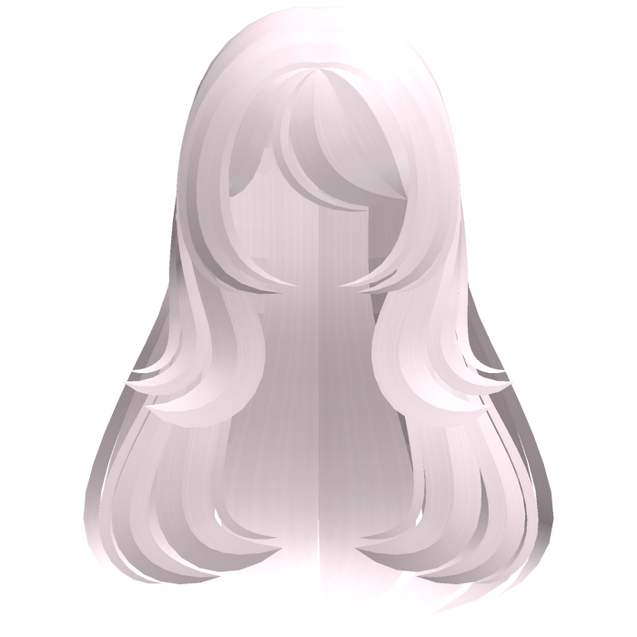 ♡ kawaii pink long flowy hair