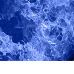 Blue flames yo