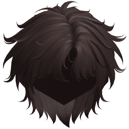 Brown Fluffy Messy Korean Idol Hair