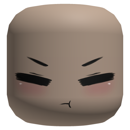 Upset Pouting Chibi Face Roblox item
