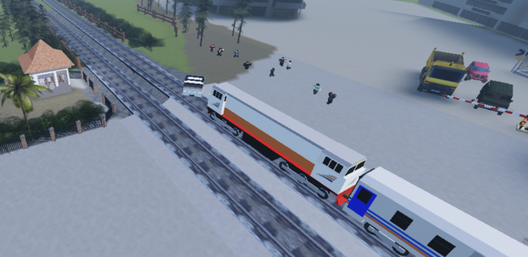 Kereta tabrak mobil, di tegal screenshot 2