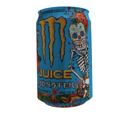 Mouth - Drinking Mango Loco Monster Energy Can