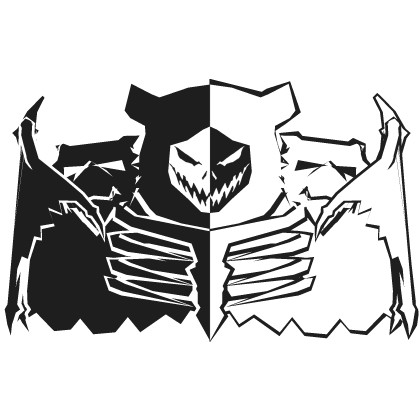 Black&White Cartoony Roblox item