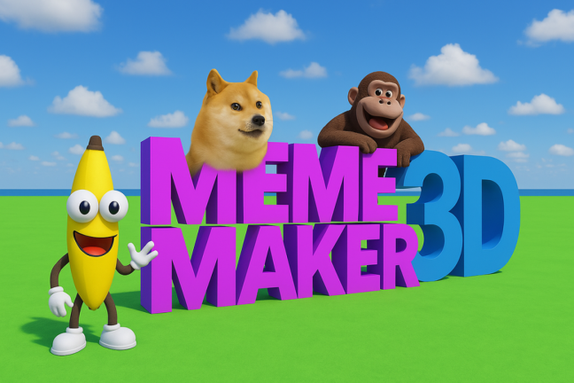Meme Maker 3D 🤩 screenshot 1