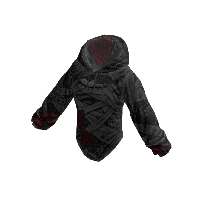 Rosebound Mummy Hoodie – Black
