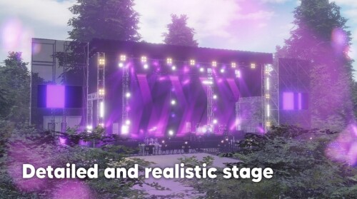 Concert Stage in Forest