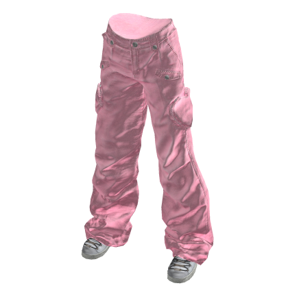 Pink Urban Heart Cargo Pants - Roblox