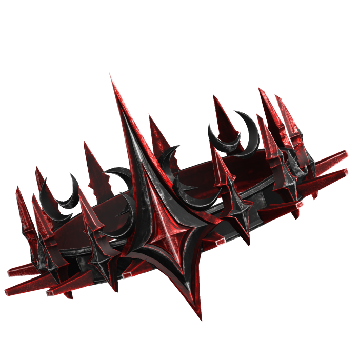 Red and Black Fatal Crown