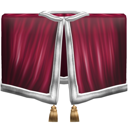  Victorian Tasseled Regal Star Cape in Red Roblox item