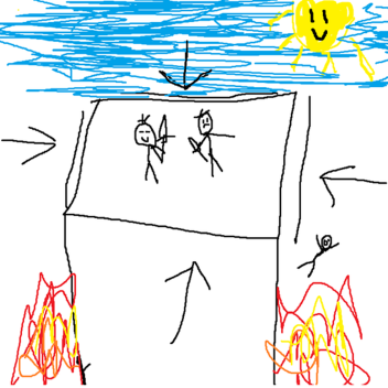 Sword fight on a shrinking baseplate