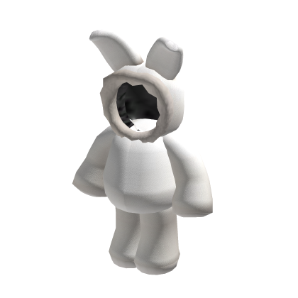 3.0 Big Plushie Bunny Onesie - White