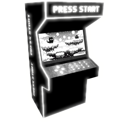 (ANIMATED) Emissive White&Black Neon Game