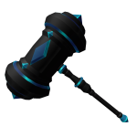 Corrupted Sapphire Crusher Hammer