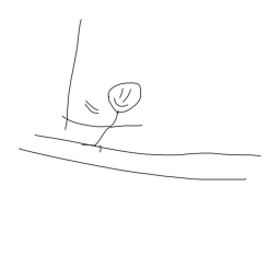 壁をよける