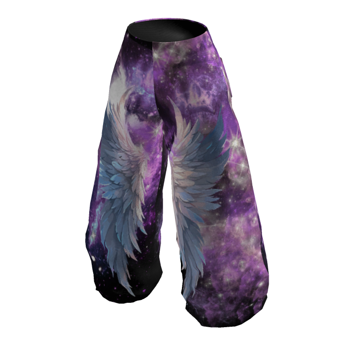 💥Purple Galaxy Neon Baggy Pants💥