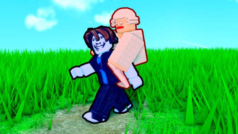 Carry a Grandma [2 Player Obby]