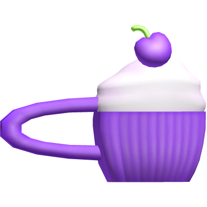 🧁 sweet cupcake tweencore doll hairclip purple