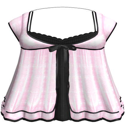 Cute Pink Black Top Gothic Doll Dress 3.0