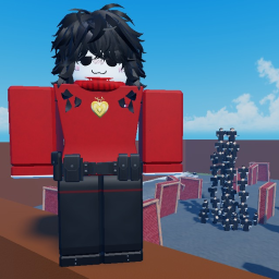 拿着roblox原版的剑把朋友给哦哦哦的游戏