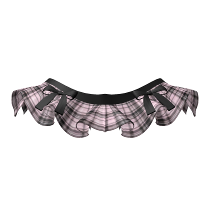 Doll Mini Skirt with Ribbons - Black Pink Jirai Roblox item