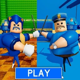 SONIC BARRY VS POLICE BARRY'S PRISON RUN! (OBBY) icon