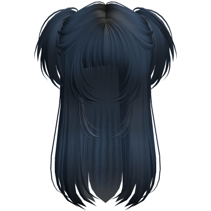 Vamp Long Straight Pigtails Midnight