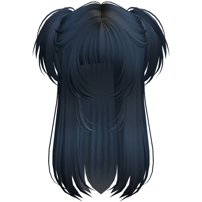 Vamp Long Straight Pigtails Midnight