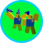 Join our party Roblox badge thumbnail