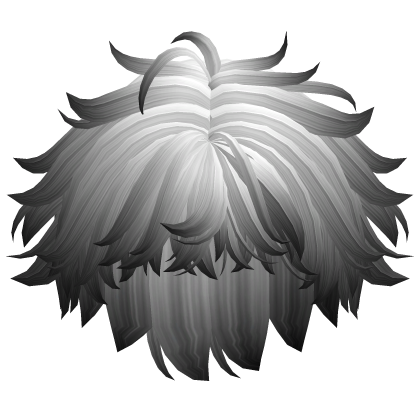 Stylish Messy Boy Hair Gray Roblox item