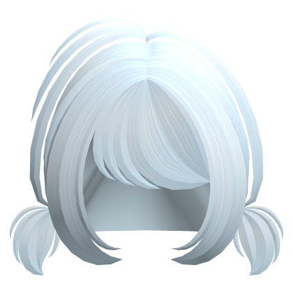 ♡꒱ cutesy light blue cat low baby pigtails Roblox item