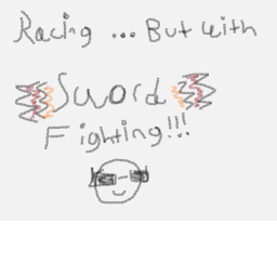 Racing But With Sword Fighting (NEW!) 💢