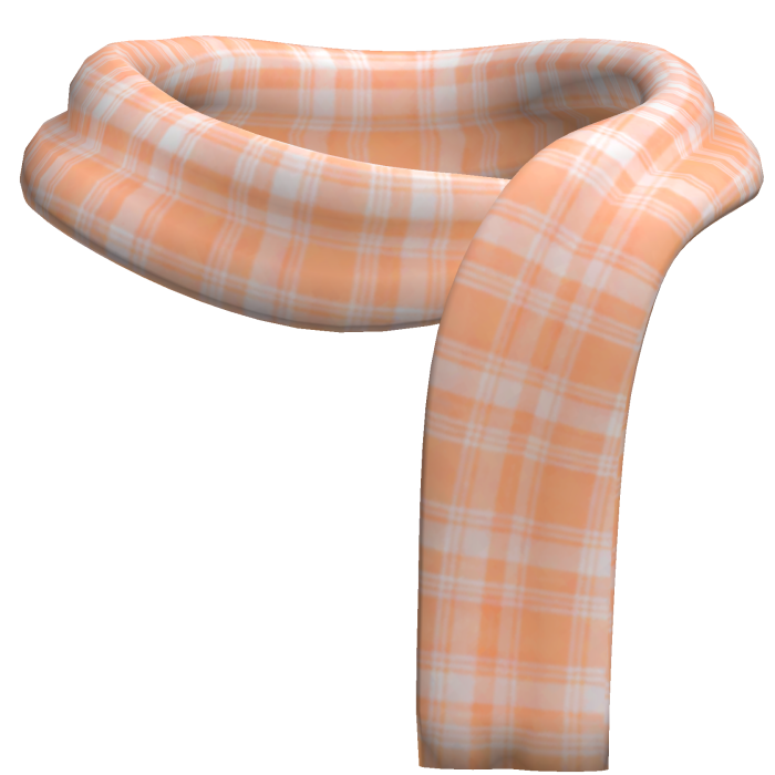 Orange Winter Scarf 