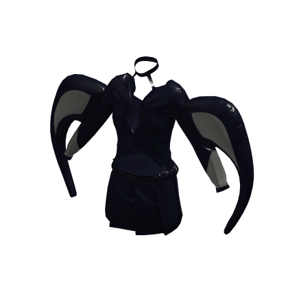 Dark Angel Dress with Black Choker thumbnail