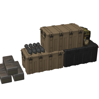 🎲 Military Boxes Supplies Zone Crate Tent A Sol