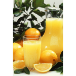 Orange juice tastes good