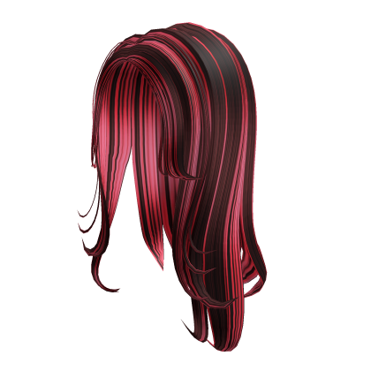 Black & Pink Preppy Hair