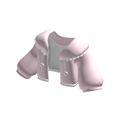 ♡ Pink Off Shoulder Paw Hoodie thumbnail
