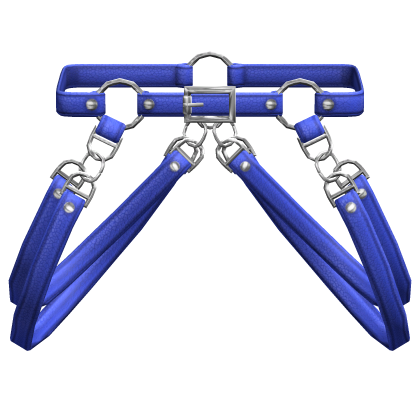 Blue Suspender Hanging Y2K Waist Straps 1.0