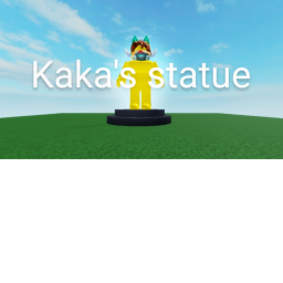 Kaka's statue golden  poopcorn team