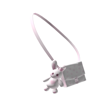 Cute Bunny Paws Bag - White Pastel Pink thumbnail