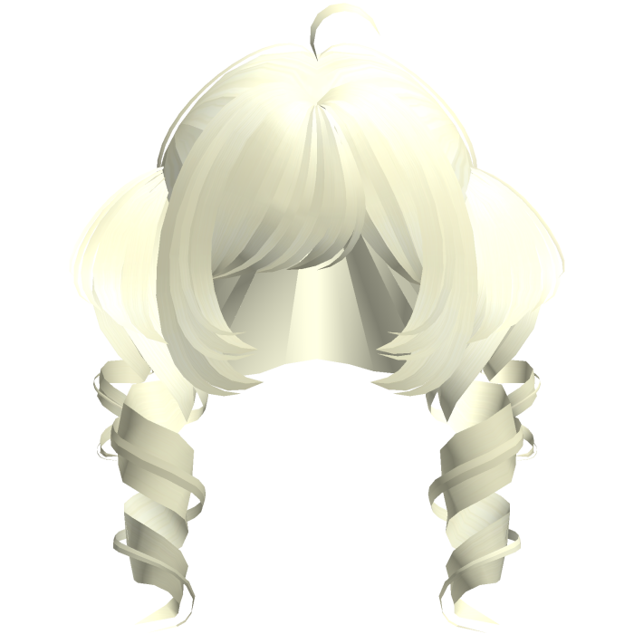 blonde tweencore messy whimsy chunky pigtails