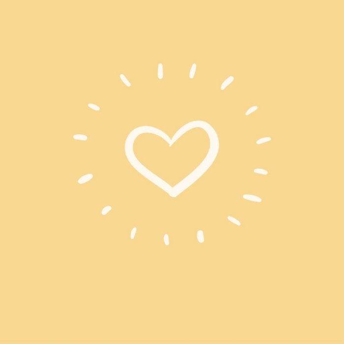 sunshine yellow heart icon Roblox decal