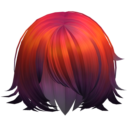 Cosmic Flame Spiky Anime Style Shy Short Bob Hair
