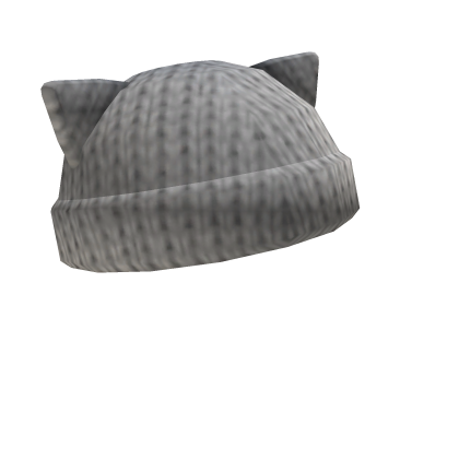 Kitty Knit Beanie (White)