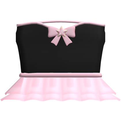 Bow Witch Dress Pink Roblox item